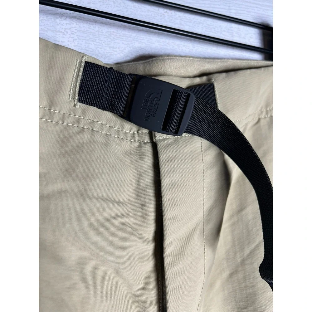 The North Face Pants Mens 38x32 Beige Tan Trail Convertible Belted Hiking A4WAL